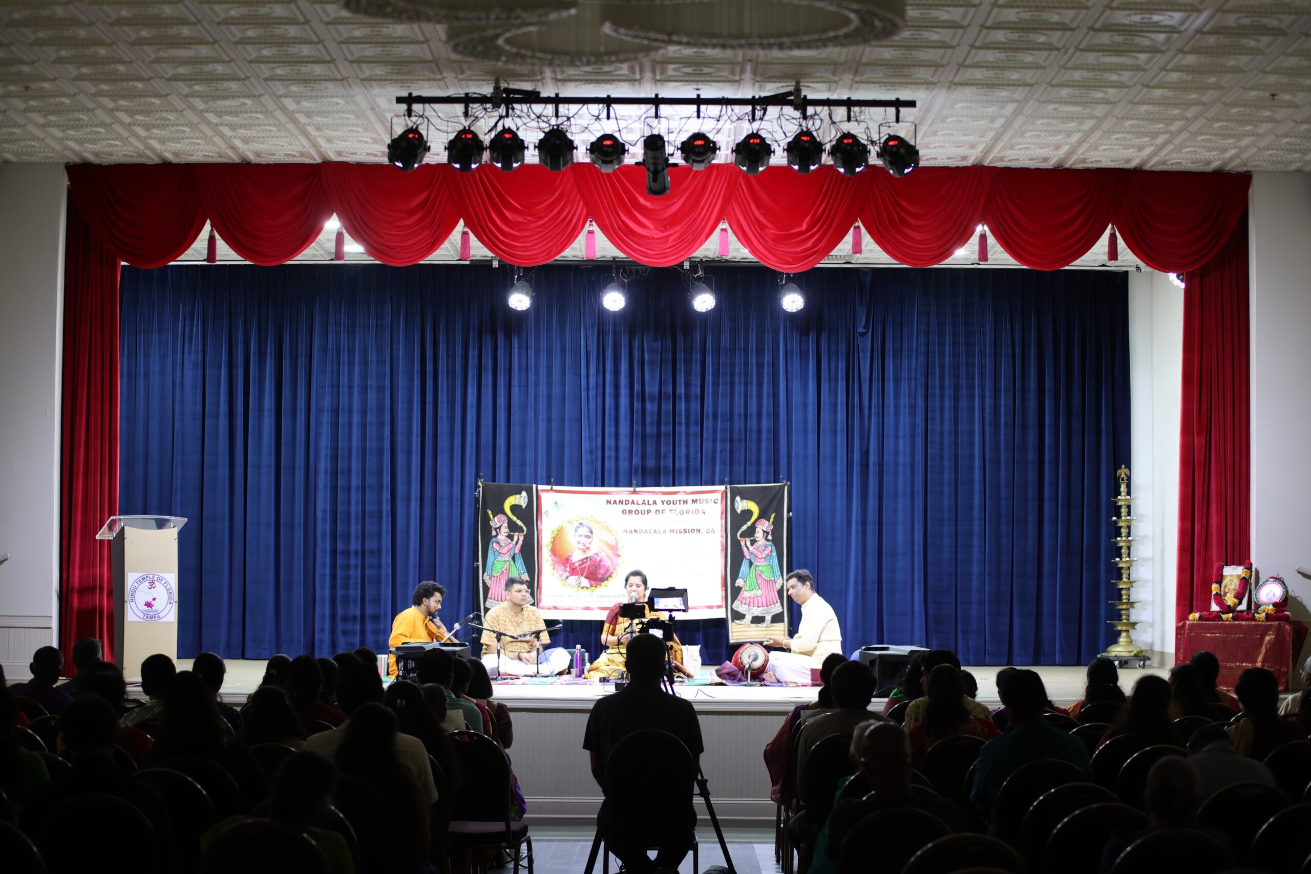 Magathi Concert in Hindu Temple of Florida